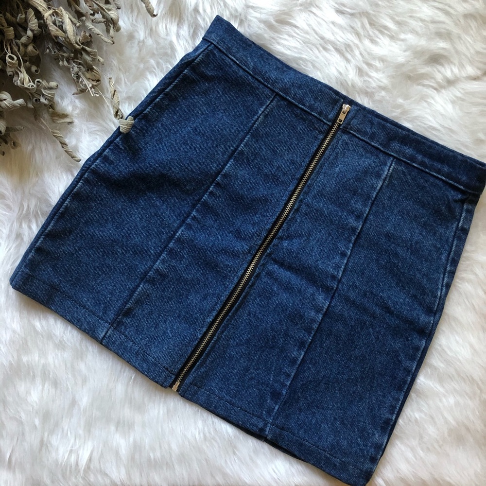 Brandy Melville Dark Denim Skirt